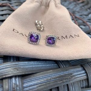 Davin Yurman amethyst Albion earrings